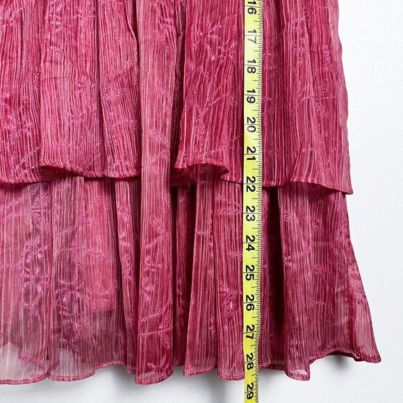 Chasing Fireflies Rose Crinkle Dress Girls 8 Party Holiday Fairy - Picture 11 of 13